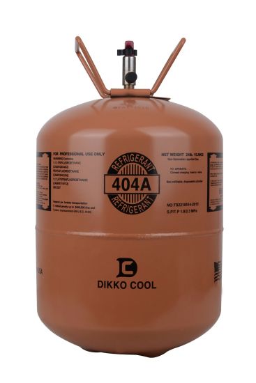 Produce High Purity 10.9kg R404A Freon in High Quality Cylinder