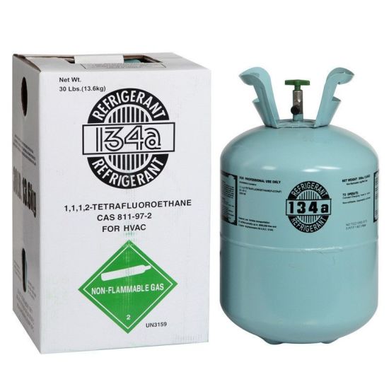 99.97% Purity Disposable Cylinder 13.6kg 30lb Refrigerant Gas R134A