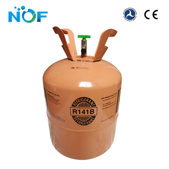 High Purity 13.6kg Disposable Cylinder R141b Refrigerant
