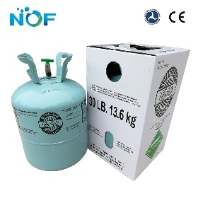 Gas de réfrigérant à usage unique de cylindre jetable de haute pureté 13.6kg R134A