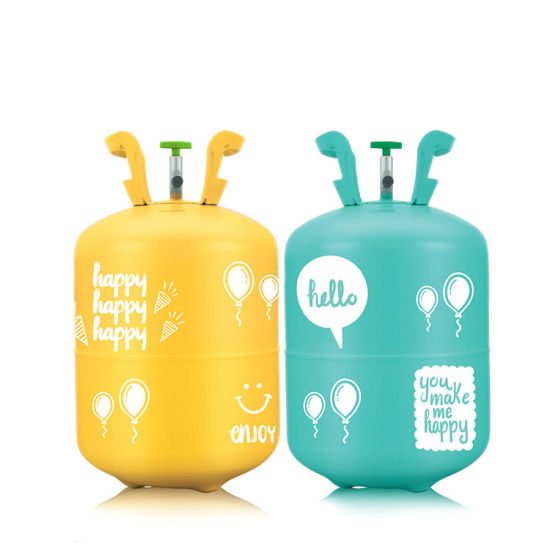 Ce DOT Kgs Certified 22.4L Helium Gas Tank for 50PCS of 9 Inch Latex