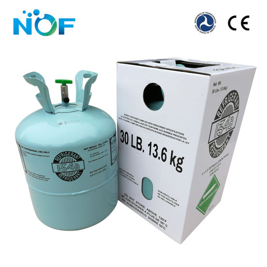 12kg Refillable Cylinder R134A Refrigerant Gas for European Market