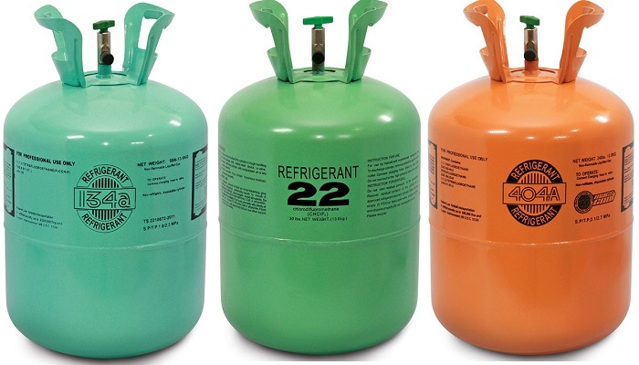 13.6kg Cylindre Gas réfrigérant R22, 99,99% Gaz Freon R22
